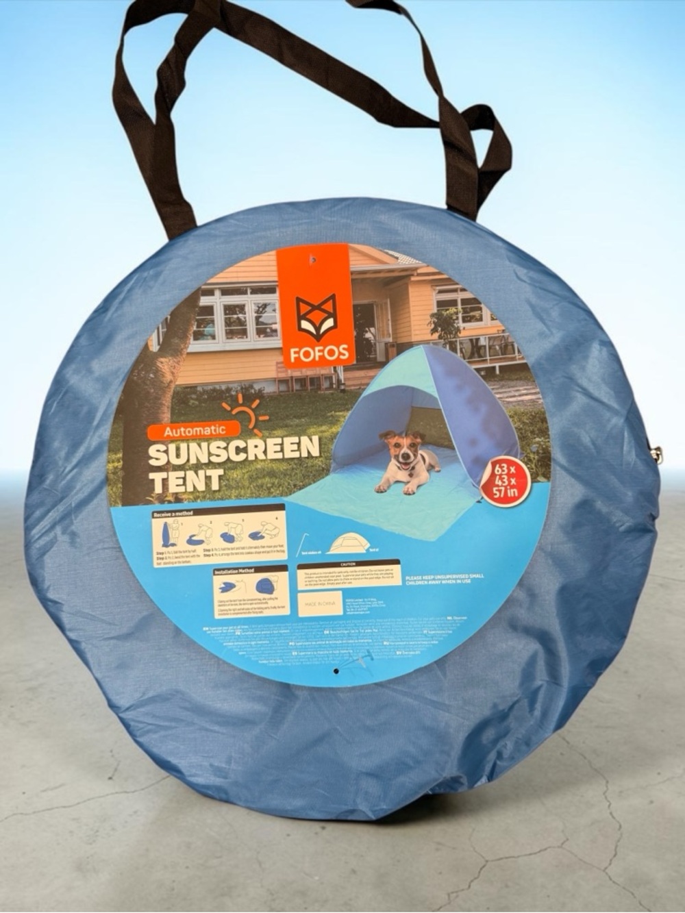 Automatic Pop Up Pup Tent